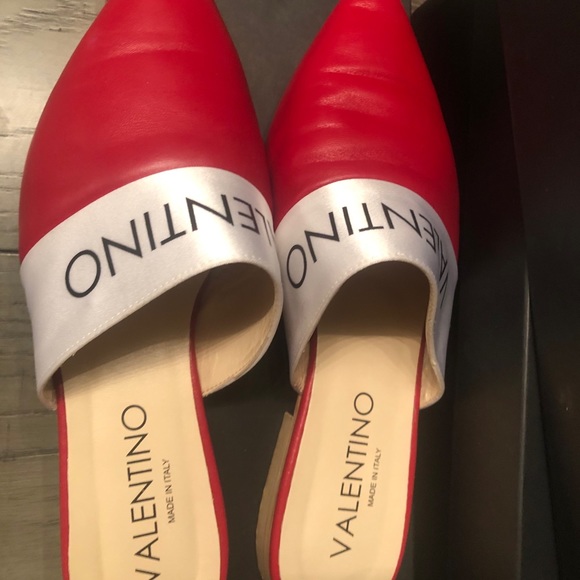 VALENTINO BY MARIO VALENTINO GIGLIO LEATHER MULE - Picture 2 of 7